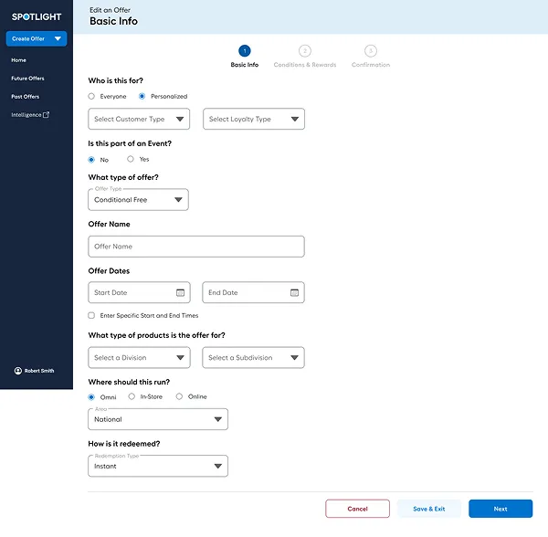 Spotlight design role and responsibilities
